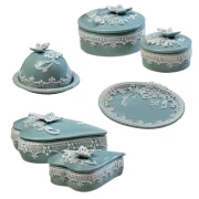 bomboniere porcellana per matrimonio stile shabby chic tiffany