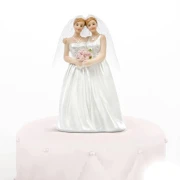 cake topper spose gay donna donna per centro torta matrimonio