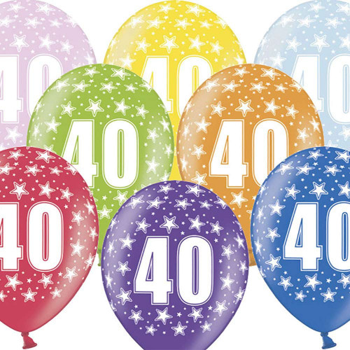 palloncini 40 anni numero quaranta compleanno