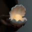 Idee Bomboniere Originali conchiglia con perla in ceramica LED