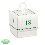 18 anni compleanno scatoline portaconfetti Bomboniere 