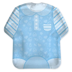 8 piatti di carta 22 cm maglietta baby boy