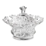 Bomboniere 2026 Matrimonio Corona vetro porta-candela e portagioie