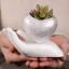 Vaso portapiantina Mano con Cuore in ceramica personalizzabile