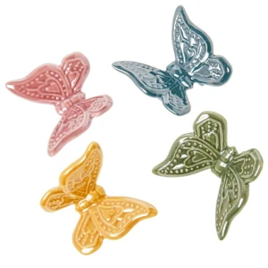 Bomboniere 2025 Magnete Farfalla Colorata Grande in ceramica