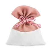 ULTIMI PEZZI 45 Sacchettini portaconfetti Eleganti in Tessuto e Organza Rosa 10x12 cm PREZZO PER TUTTI