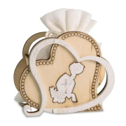 Sacchetti Portaconfetti Cresima Cuore simbolo Cappello e Bastone