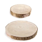 Decorazione per Allestimenti Tronco base in legno