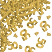 bustina con decorazioni oro con numero 50