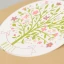 Partecipazione Matrimonio Originale in Kraft con mazzo di fiori - Primavera