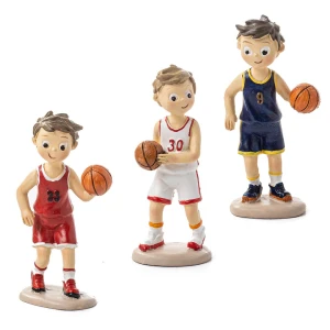 Bomboniere Comunione Maschio 2027 Tema Basket statuetta ragazzo