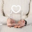 Shopperine Trasparenti in PVC Morbido con Manici a Cuore