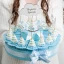 Torta Bomboniere da 15 Fette con torta di compleanno celeste