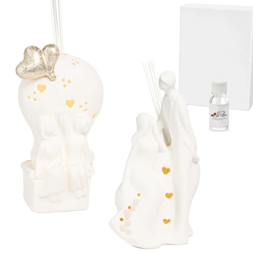 Bomboniere 2026 Coppia innamorati Profumatori a LED