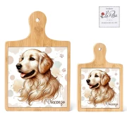 Bomboniere Tema Cane Personalizzate Tagliere in legno