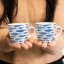 Idee Bomboniere Originali Set 2 tazzine da caffè tema mare