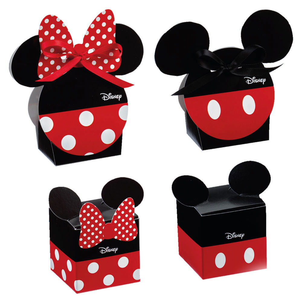 kit scatole scatoline portaconfetti topolino mickey mouse per battesimo