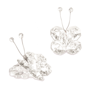 Bomboniere Farfalle in Cristallo Swarovski Trasparenti