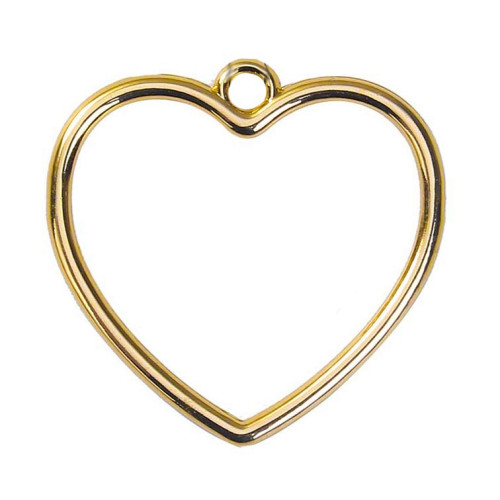 Ciondolo cuore oro Stilizzato per Bomboniere Chic