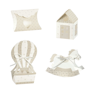 scatoline beige portaconfetti shabby chic