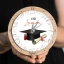 Bomboniere Laurea con Tocco e Pergamena Orologio Personalizzato