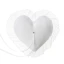 cuscino portafedi Cuore per matrimonio Elegante