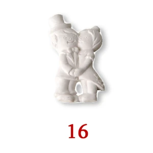 Gessetti Decorativi per Applicazione Bomboniere 16 Sposini