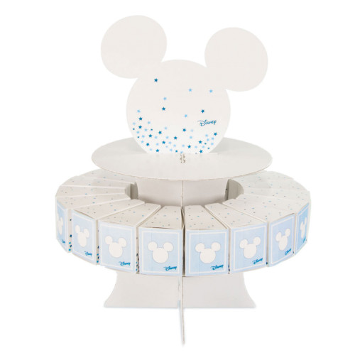 Torta Portaconfetti Battesimo Nascita Bomboniere Disney Topolino Mickey Mouse