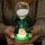 Bomboniere 2027 Nozze di Smeraldo Clessidra con base LED personalizzabile