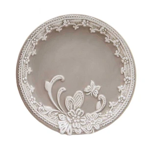 Bomboniere Piatti in Ceramica Shabby Chic Quadrato