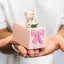 Torta Bomboniere per Bimba 24 Fette orsetto rosa
