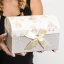 Cofanetto con orsetto doudou e bavetta unisex color avorio