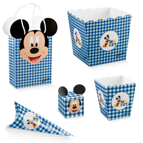 Scatoline portaconfetti tema baby Topolino per la nascita di Andrea😍 -  baby Mickey Mouse party favors - Incartando Incantando