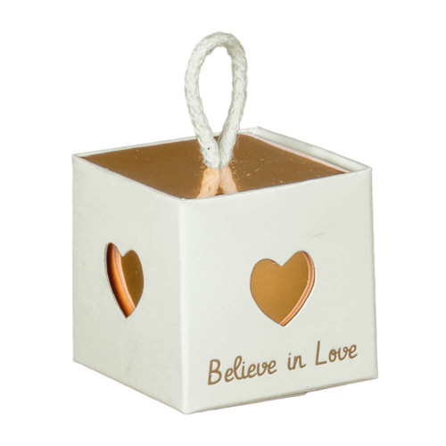 Scatoline Portaconfetti per matrimonio e anniversario "believe in love"