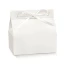 ULTIMI 50 pz scatoline portaconfetti chic in cartoncino bianco 7x4x3 cm