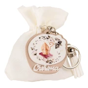 Bomboniere Santa Cresima 2026 Linea Santus Sacchettino portaconfetti con portachiavi