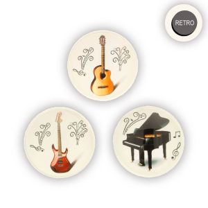 Bomboniere tema musica magnete con strumenti musicali