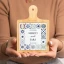 Bomboniere Tema Maioliche Personalizzate Tagliere in legno