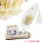 Bomboniere Linea Plume 2027 Icona Piuma con nappina e calendario Comunione personalizzabile