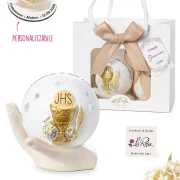 Bomboniera 2026 Luce LED Collezione Raggio Prima Comunione Icona in resina