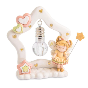 Bomboniere Battesimo Nascita Stella Lampada Led Fatina