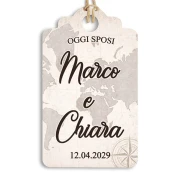 Tag Tema Viaggio Personalizzabile