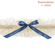 Giarrettiera sposa personalizzata per matrimonio