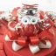 Torta Bomboniere Laurea 18 fette con Gufi Argento