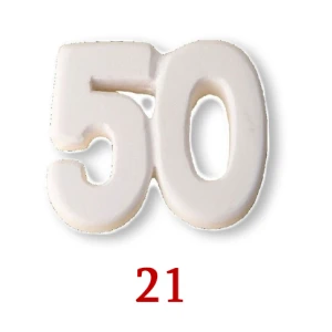 Gessetti Decorativi per Applicazione Bomboniere 21 Numero 50