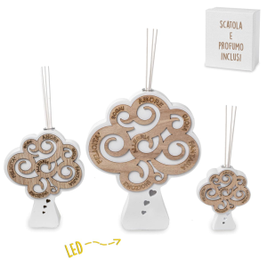 Bomboniere Albero della Vita Profumatore con luce LED