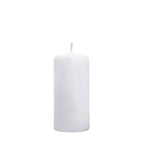 candela cilindro bianca