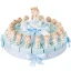 Torta Bomboniere Battesimo Bimbo 24 Fette Principe con ranocchio
