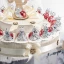 Torta Bomboniere da 20 Fette con Coccinelle su base avorio