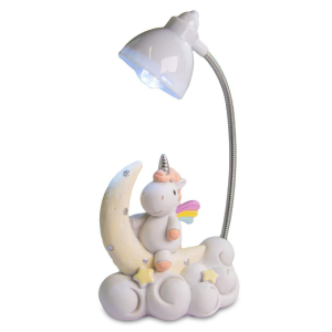 Bomboniere Unicorno Battesimo Nascita Bimba Lampada Led